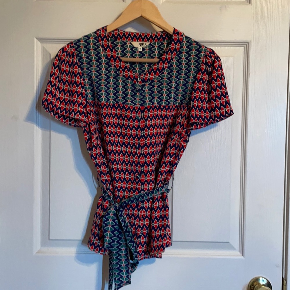 Lovely belted NW3 silk blouse